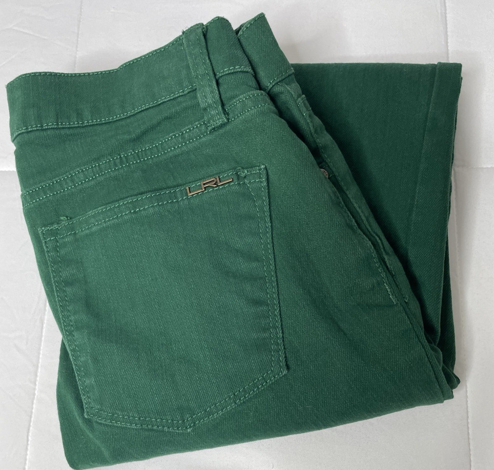 Lauren Ralph Lauren Jeans Co Green Bootcut Jeans Women’s Petite 4P Stretch